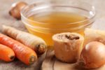 Making Fresh Bone Broth Soup Stock