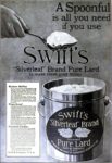 Swift's Silverleaf Pure Lard Advertisement
