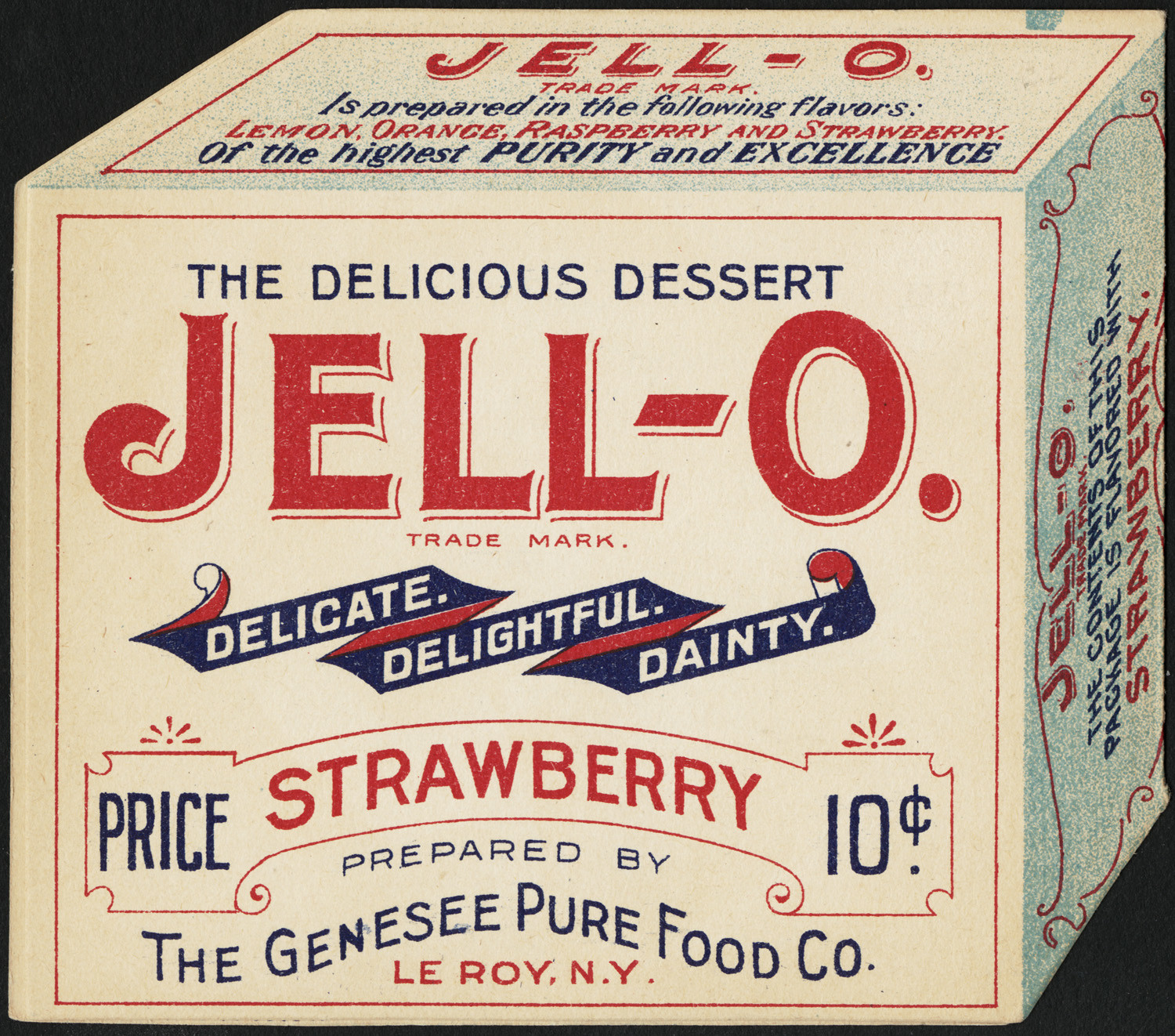 vintage jell-o box