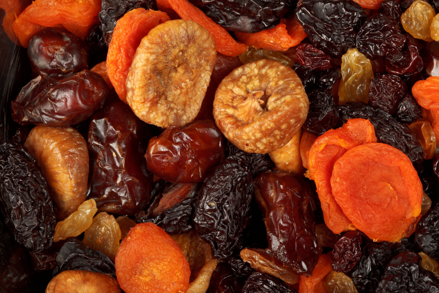 dried fruit close up