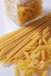A variety of dry pasta