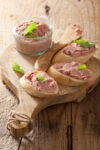 Potted Meat on Cutting Board