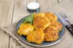 Potato pumpkin fritters