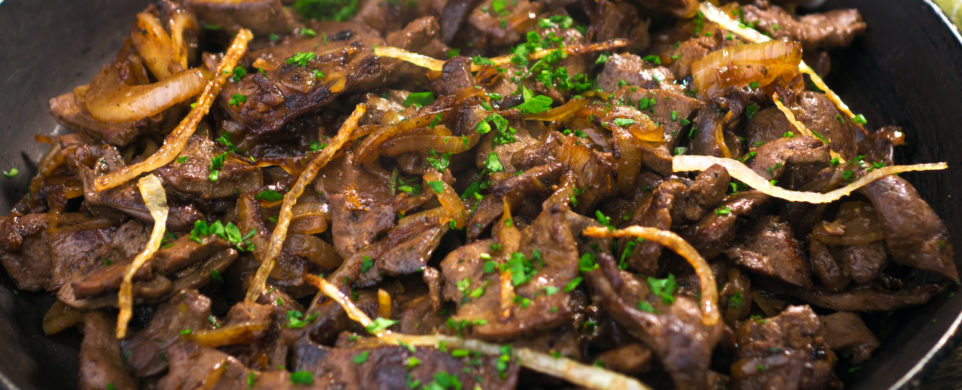 fried liver and onions