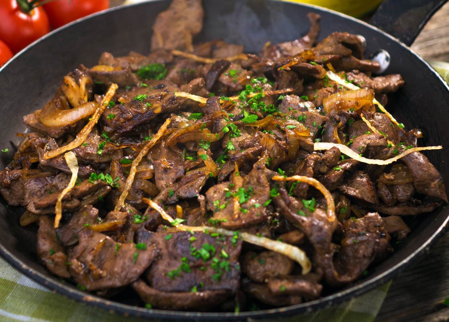 fried liver and onions