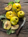 Ripe Golden Quince Fruit