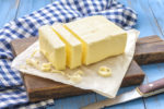 Margarine on cutting board