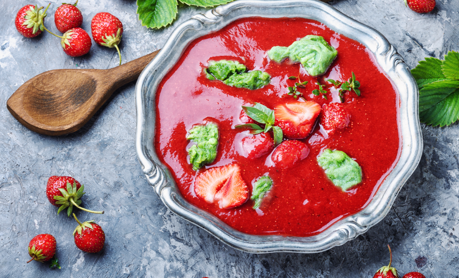 Old Fashioned Strawberry Soup
