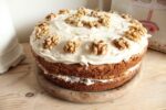 Carrot and Walnut Cake with Frosting and Filling