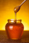 Jar of pure honey