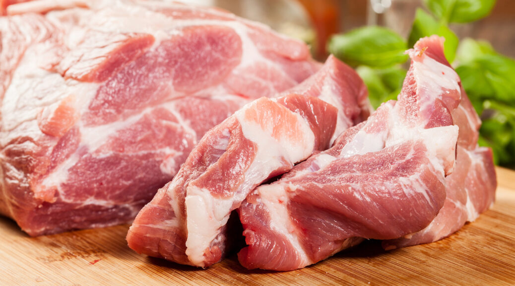 fresh raw pork