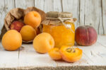 Apricot and peach preserves