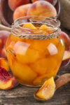 Peaches ready for preserving