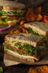 healthy vegetable sandwich