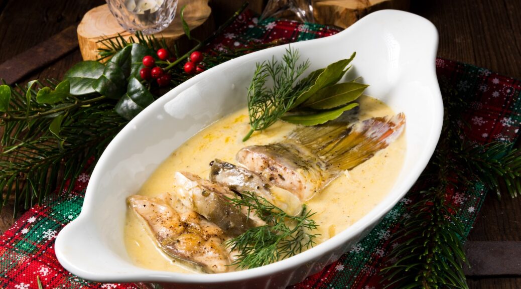 carp in butter sauce