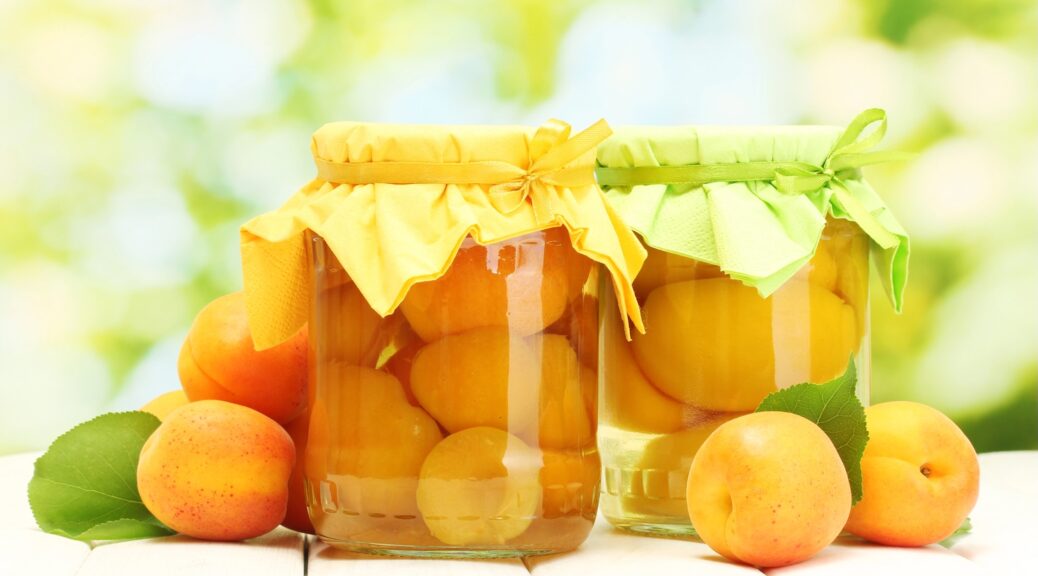 canned pickled fruit