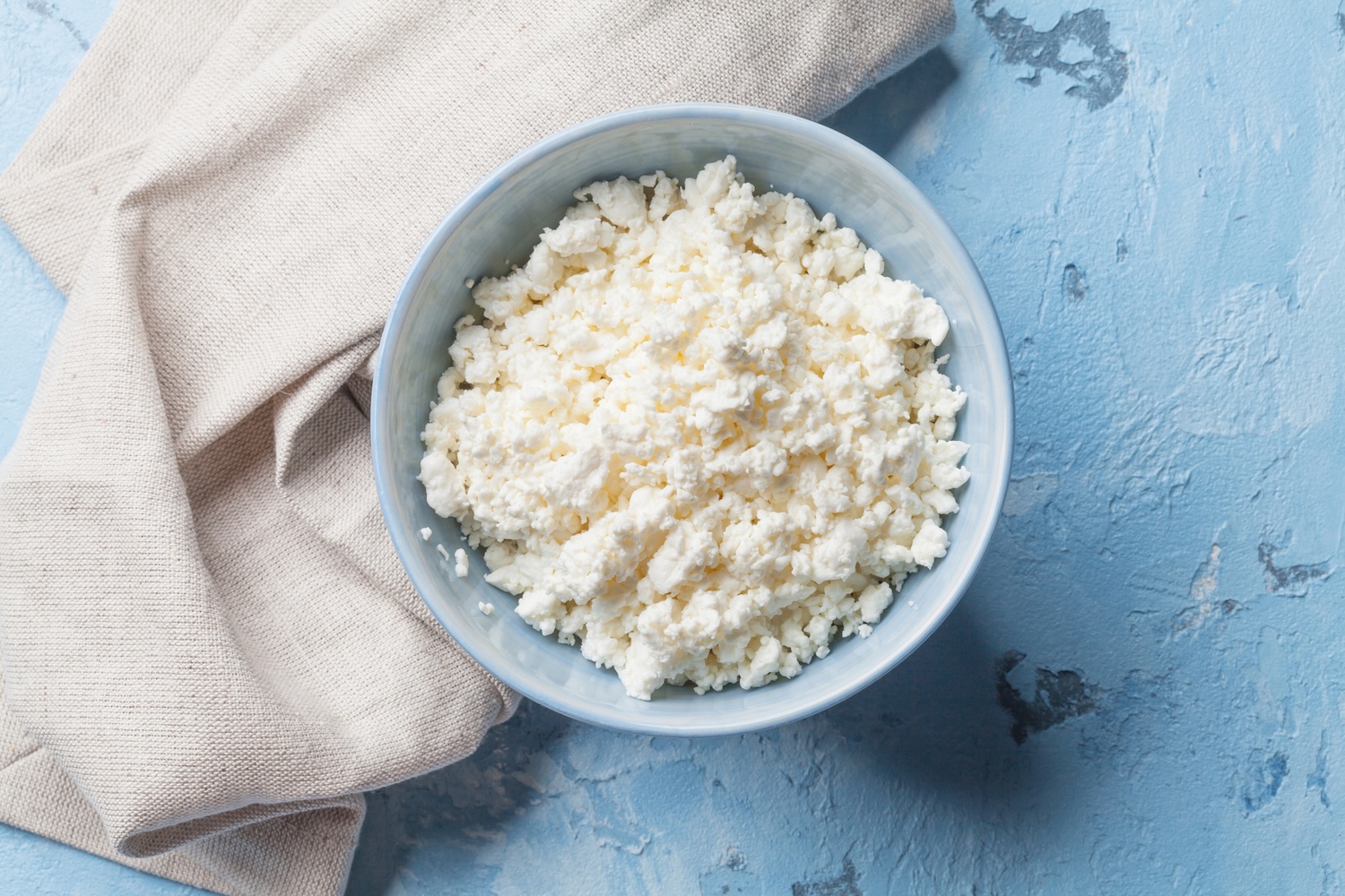 bowl of cottage cheese