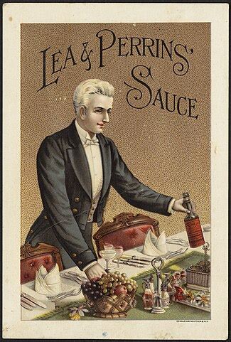 lea & perrins advertising trade card